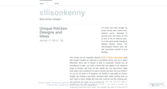 Desktop Screenshot of ellisonkenny.wordpress.com