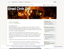 Tablet Screenshot of grandcircletour.wordpress.com