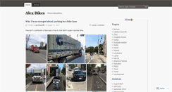 Desktop Screenshot of alexbikes.wordpress.com