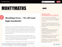 Tablet Screenshot of montymaths.wordpress.com