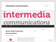 Tablet Screenshot of intermediacomms.wordpress.com