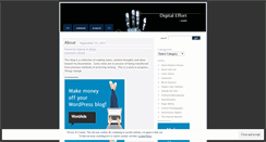 Desktop Screenshot of digitaleffortshape.wordpress.com