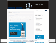 Tablet Screenshot of digitaleffortshape.wordpress.com
