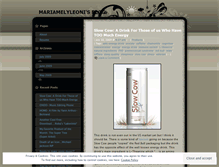 Tablet Screenshot of mariamelyleoni.wordpress.com