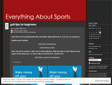 Tablet Screenshot of everythingaboutsports.wordpress.com