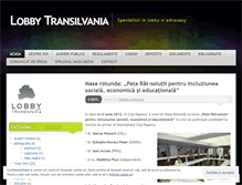 Tablet Screenshot of lobbytransilvania.wordpress.com