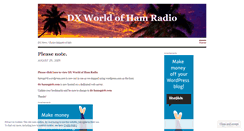 Desktop Screenshot of hamspirit.wordpress.com