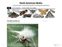 Tablet Screenshot of moths.wordpress.com