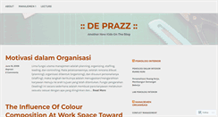 Desktop Screenshot of deprazz.wordpress.com