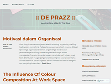Tablet Screenshot of deprazz.wordpress.com