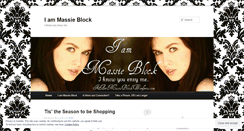 Desktop Screenshot of iammassieblock.wordpress.com