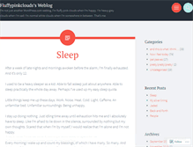 Tablet Screenshot of fluffypinkclouds.wordpress.com