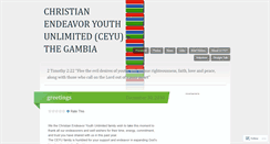 Desktop Screenshot of ceyu4africa.wordpress.com