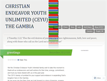 Tablet Screenshot of ceyu4africa.wordpress.com