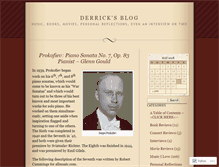 Tablet Screenshot of derricksblog.wordpress.com