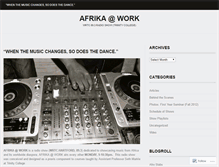 Tablet Screenshot of africaatwork.wordpress.com