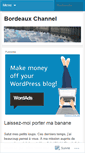 Mobile Screenshot of bordeauxchannel.wordpress.com