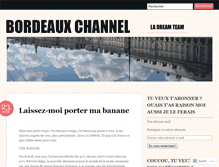Tablet Screenshot of bordeauxchannel.wordpress.com