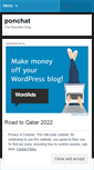 Mobile Screenshot of ponchat.wordpress.com