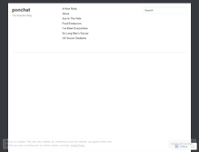 Tablet Screenshot of ponchat.wordpress.com