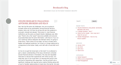 Desktop Screenshot of brookmark.wordpress.com