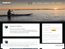 Tablet Screenshot of kayakdov.wordpress.com