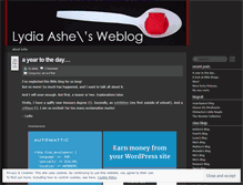 Tablet Screenshot of lashe.wordpress.com