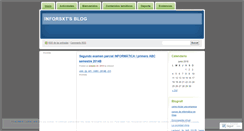 Desktop Screenshot of inforsxt.wordpress.com