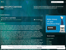 Tablet Screenshot of felipecartier.wordpress.com