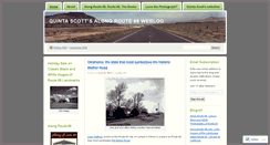 Desktop Screenshot of alongroute66.wordpress.com