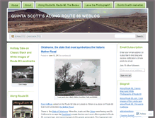 Tablet Screenshot of alongroute66.wordpress.com