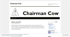 Desktop Screenshot of chairmancow.wordpress.com