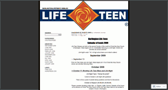 Desktop Screenshot of burlingtonlifeteen.wordpress.com