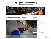 Tablet Screenshot of lacitylight.wordpress.com