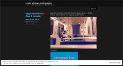 Desktop Screenshot of kristelwyman.wordpress.com