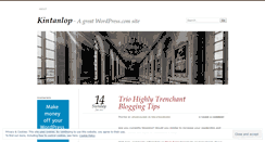 Desktop Screenshot of kintanlop.wordpress.com