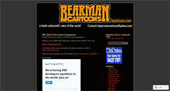 Desktop Screenshot of bearmancartoons.wordpress.com