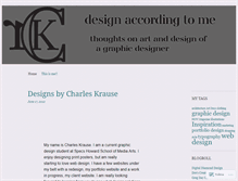 Tablet Screenshot of designaccordingtome.wordpress.com
