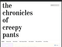 Tablet Screenshot of creepypants.wordpress.com