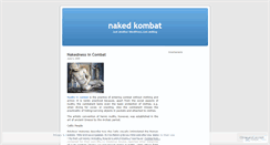 Desktop Screenshot of nakedkombat.wordpress.com