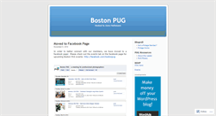 Desktop Screenshot of bostonpug.wordpress.com