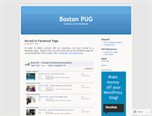 Tablet Screenshot of bostonpug.wordpress.com