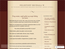 Tablet Screenshot of felietonowo.wordpress.com