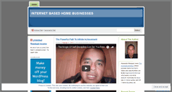 Desktop Screenshot of internetbasedhomebusinesses.wordpress.com