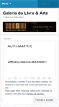Mobile Screenshot of galeriadolivroearte.wordpress.com