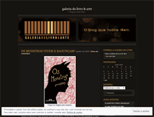 Tablet Screenshot of galeriadolivroearte.wordpress.com