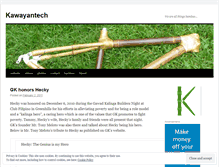 Tablet Screenshot of kawayantech.wordpress.com