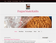 Tablet Screenshot of fuguestateknits.wordpress.com