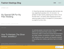 Tablet Screenshot of fashionmeetings.wordpress.com