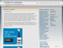 Tablet Screenshot of contralacensura.wordpress.com